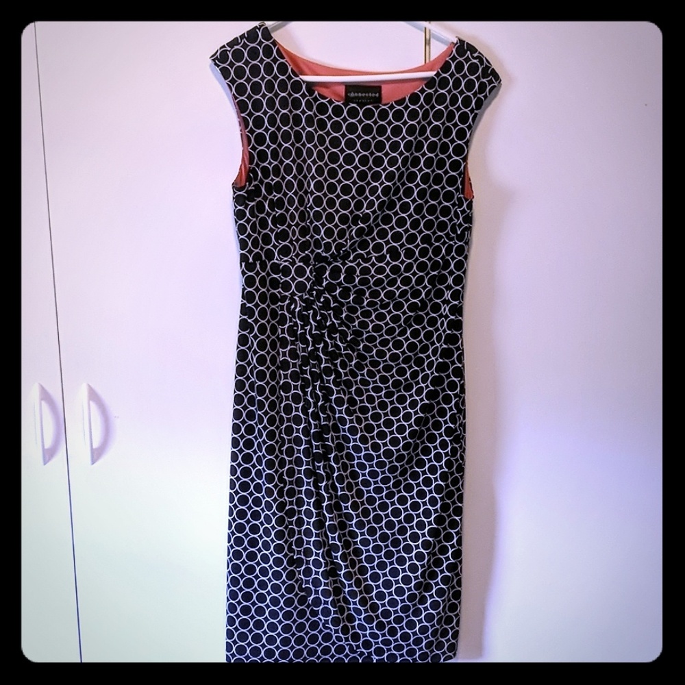 Faux wrap dress